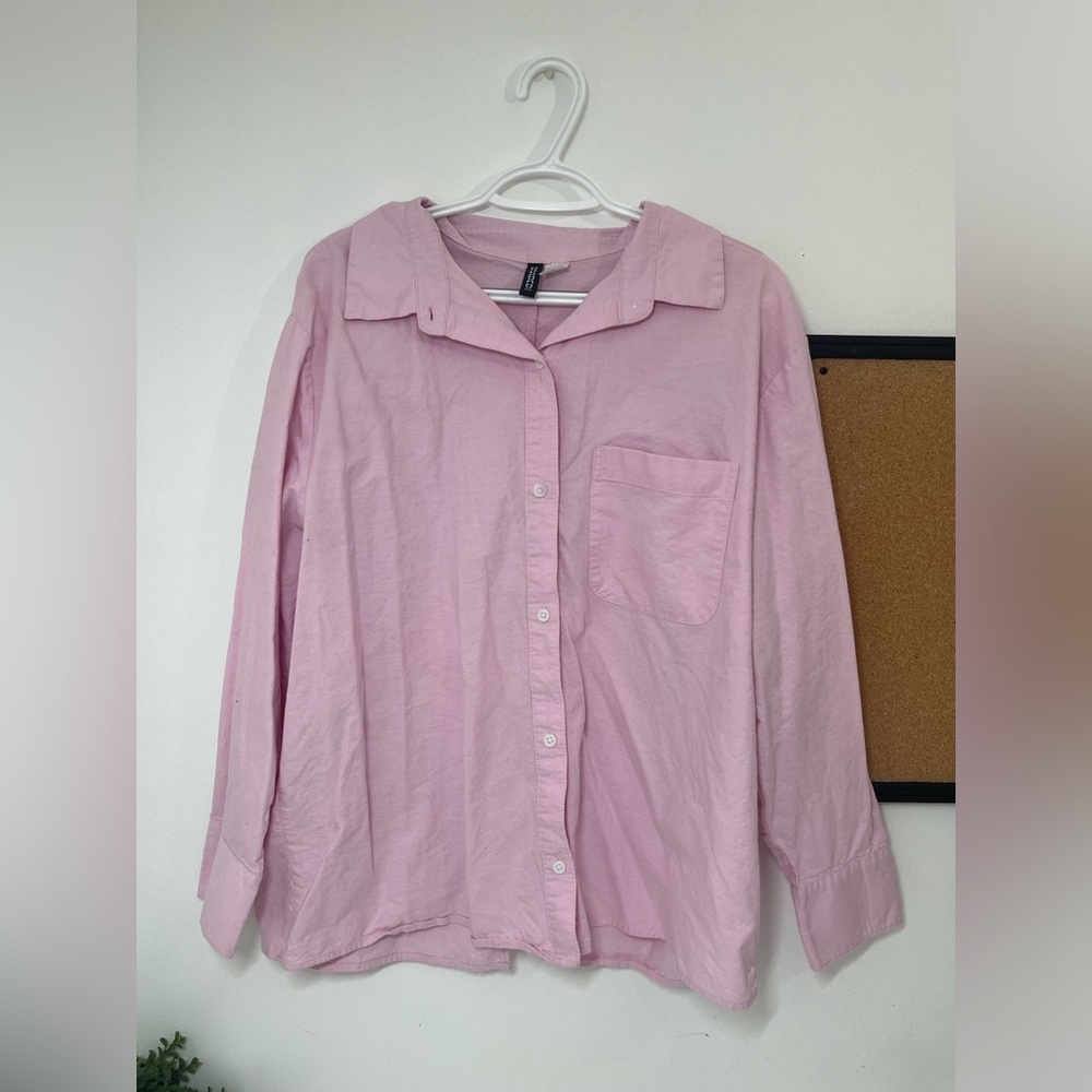 H&M Pink Buttoned Shirt